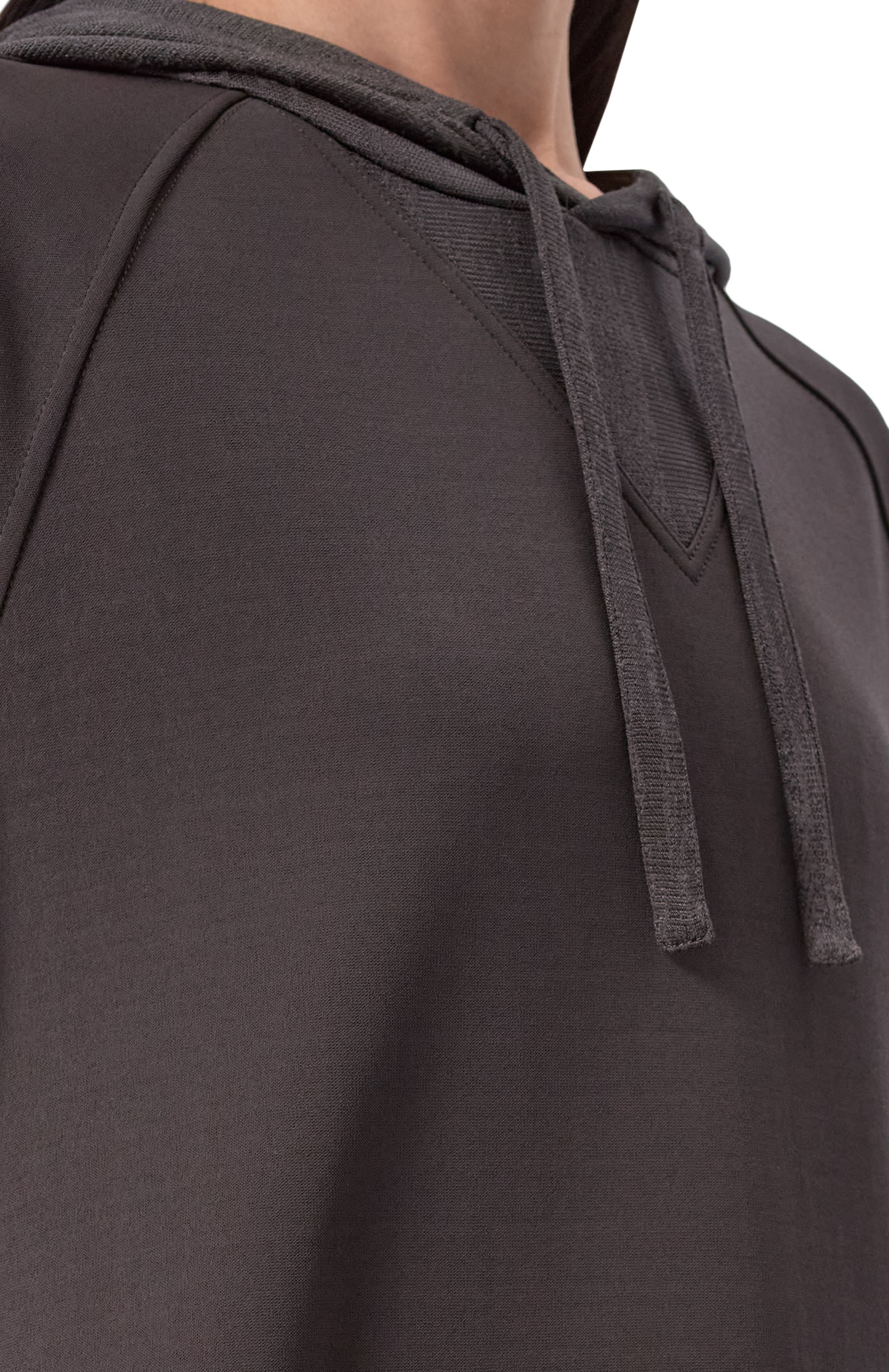 Худи из вискозы GIORGIO ARMANI темно-серого цвета по цене 287000 руб., арт. GW003162/AF24791, фото 5 Худи из вискозы GIORGIO ARMANI, арт. GW003162/AF24791, фото 5