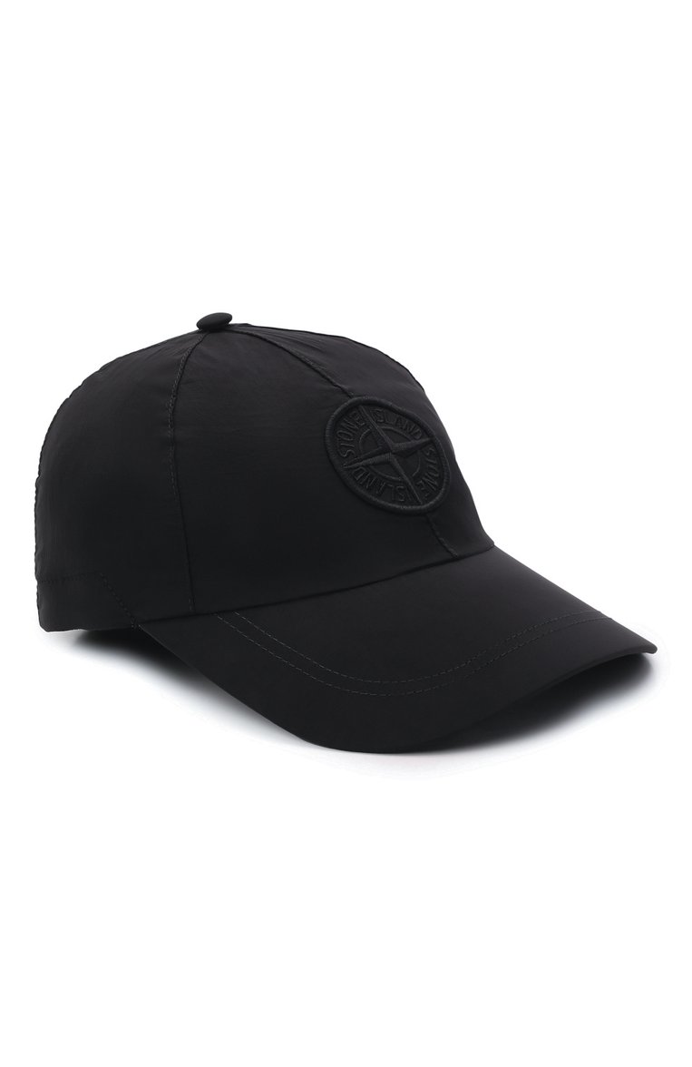 Мужская бейсболка STONE ISLAND черного цвета, арт. 761599576 | Фото 1 (Материал: Синтетический материал, Текстиль; Нос: Не проставлено)