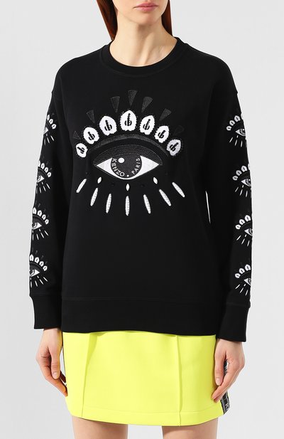 Хлопковый свитшот KENZO, арт. 2SW7864XJ, фото 3