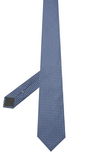 Шелковый галстук CANALI синего цвета по цене 12700 руб., арт. 18/HJ03074, фото 2 Шелковый галстук CANALI, арт. 18/HJ03074, фото 2
