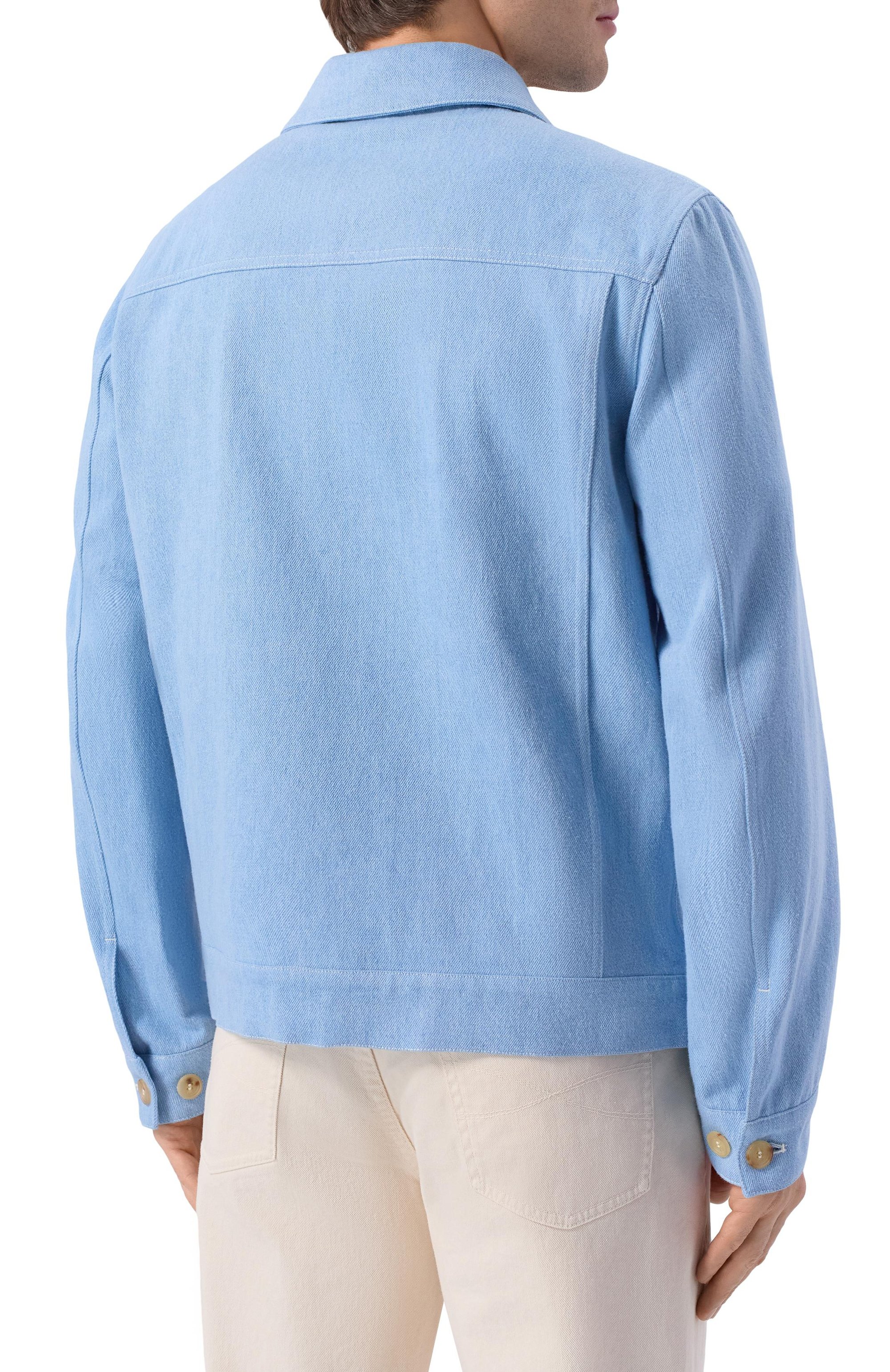 Джинсовая куртка KITON, арт. UW2334V0832H, фото 4