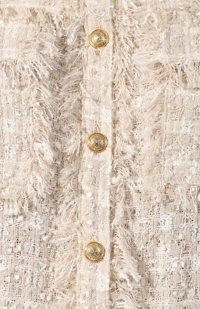 Твидовая рубашка BALMAIN, арт. RF12236/C109, фото 5