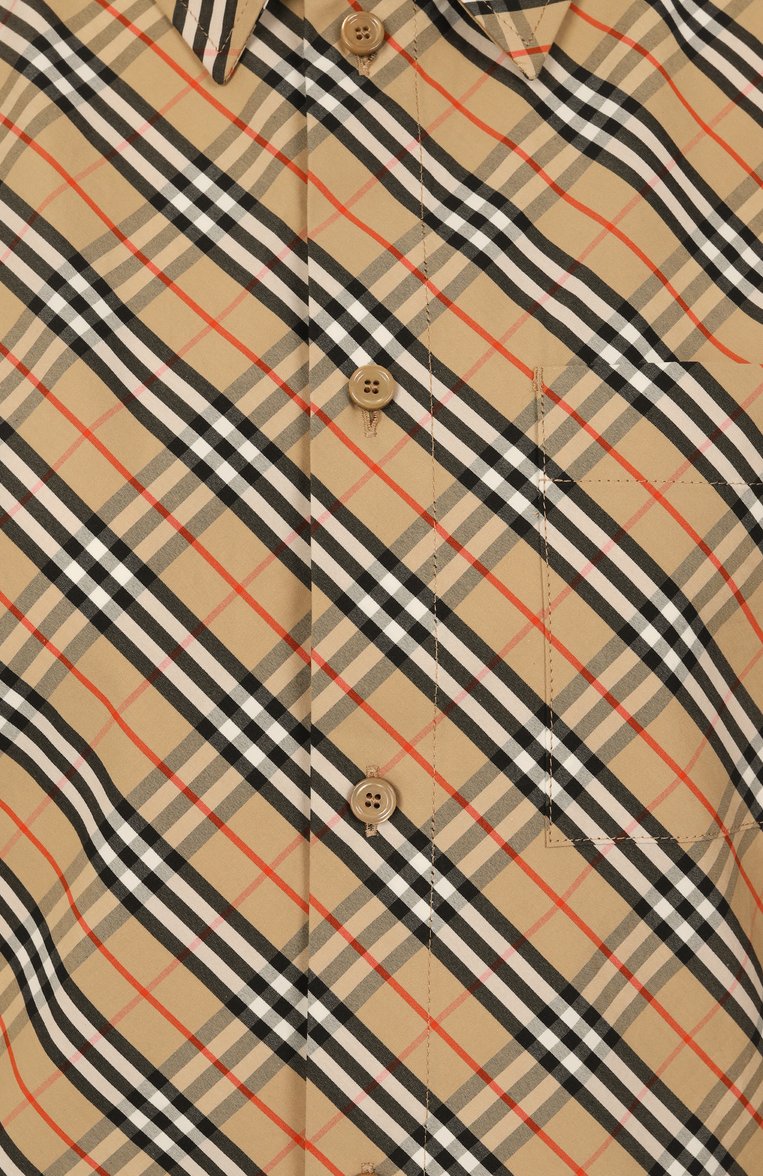 Хлопковая рубашка BURBERRY, арт. 8103544, фото 1