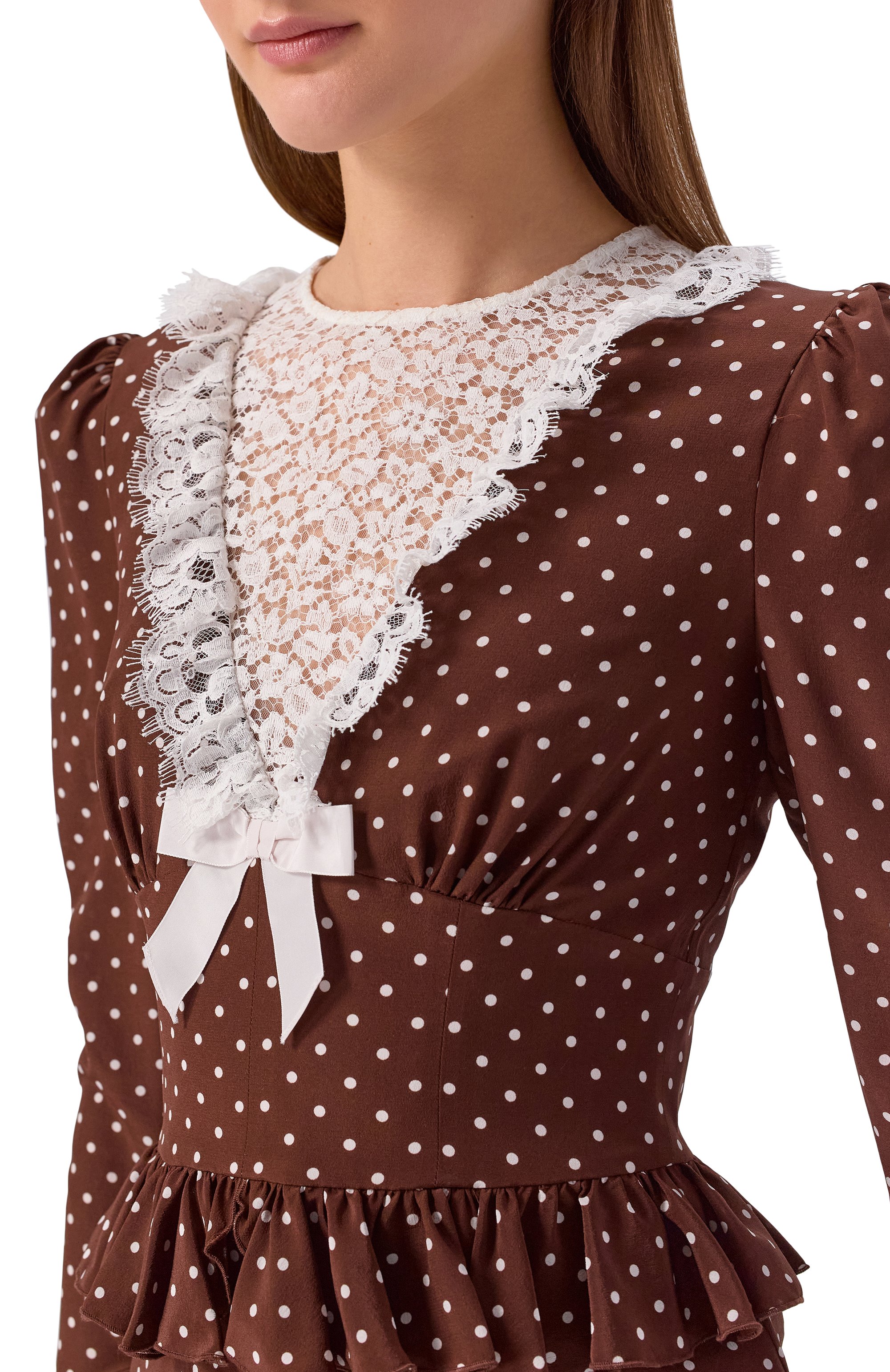 Шелковое платье ALESSANDRA RICH, арт. FABX4281/F4686, фото 4