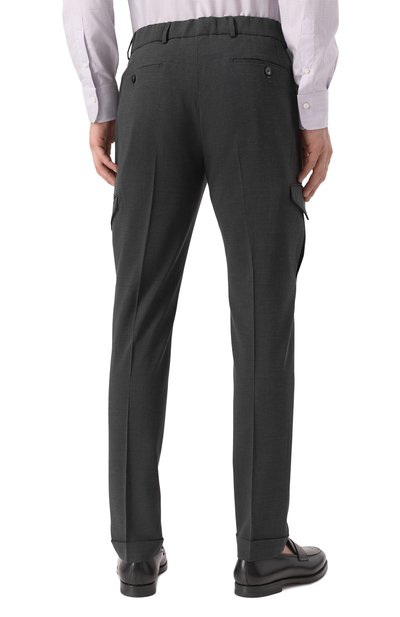 Брюки-карго из шерсти и шелка BERWICH, арт. YRETR0 CARG0/MZ1243, фото 4