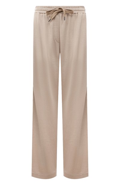 Женские брюки из хлопка и шелка BRUNELLO CUCINELLI, арт. MD828SM689