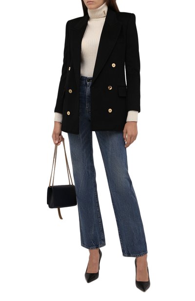 Водолазка из шерсти и кашемира SAINT LAURENT, арт. 666098/Y75DM, фото 2