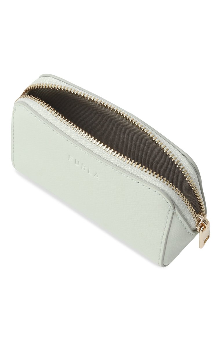 Женская набор из двух косметичек furla camelia FURLA светло-зеленого цвета, арт. WE00453/BX3885 | Фото 7 (Нос: Не проставлено; Материал: Натуральная кожа)