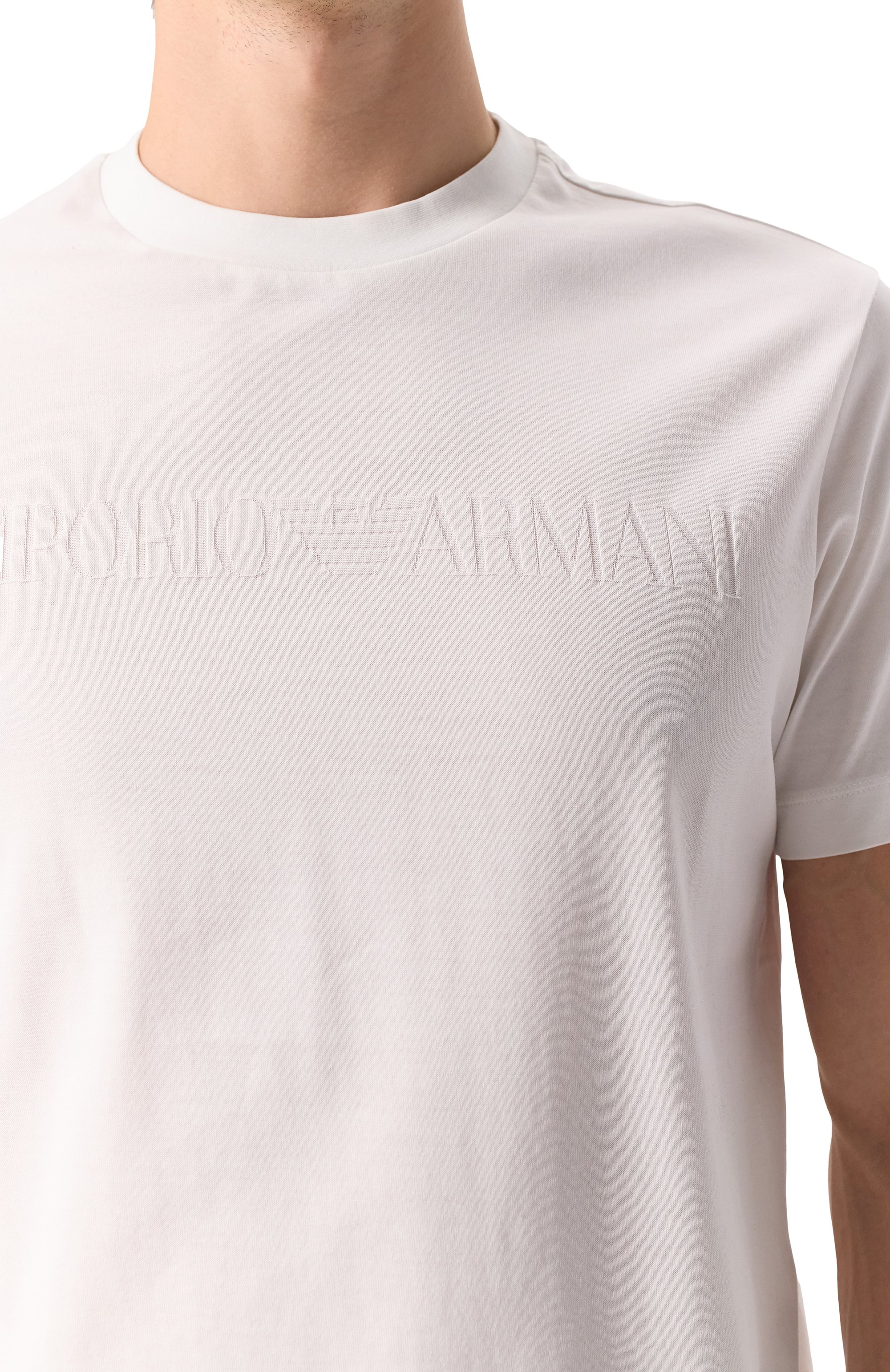 Хлопковая футболка EMPORIO ARMANI, арт. 8N1TD2/1JGYZ, фото 5