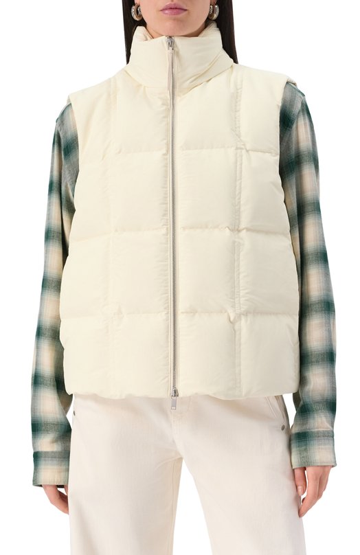 Пуховый жилет Jil Sander J40AF0169-J74276 Кремовый  J40AF0169-J74276 Фото 3
