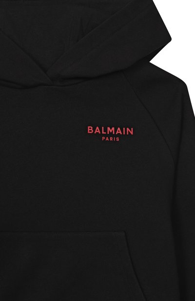 Хлопковое худи BALMAIN, арт. BX4C60, фото 3