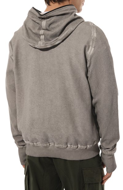 Хлопковая толстовка ISAAC SELLAM, арт. ZIPPYH00D BANDE/SP0NGE, фото 4