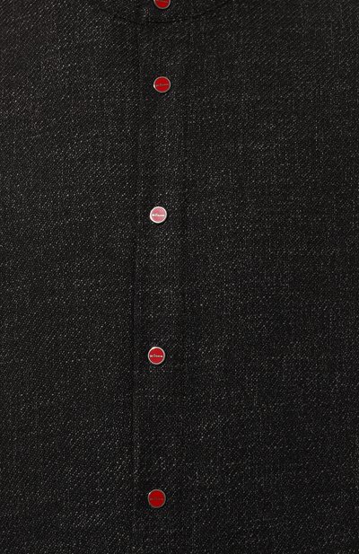 Рубашка из шерсти и шелка KITON, арт. UMCPETEK0170E02, фото 5