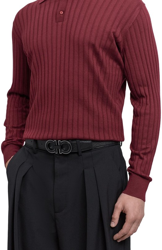Двусторонний ремень Ferragamo 67A254/770682 Чёрный  67A254/770682 Фото 2