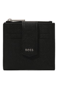 Мужской кожаные портмоне BOSS черного цвета, арт. 50513639 | Фото 1 (Нос: Не проставлено; Материал: Натуральная кожа; Материал сплава: Проставлено)
