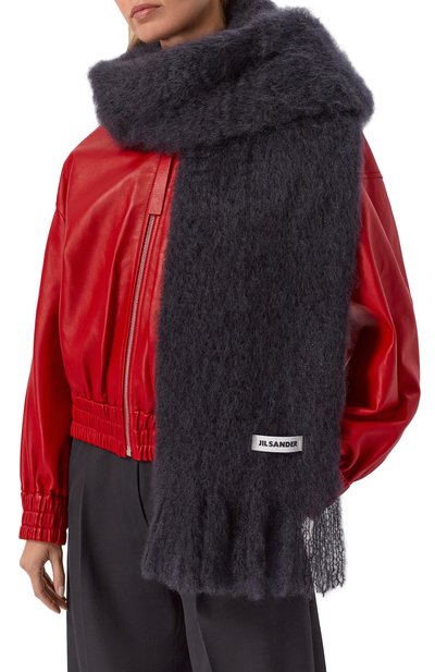 Шерстяной шарф JIL SANDER, арт. J02TE0113/J40041, фото 2