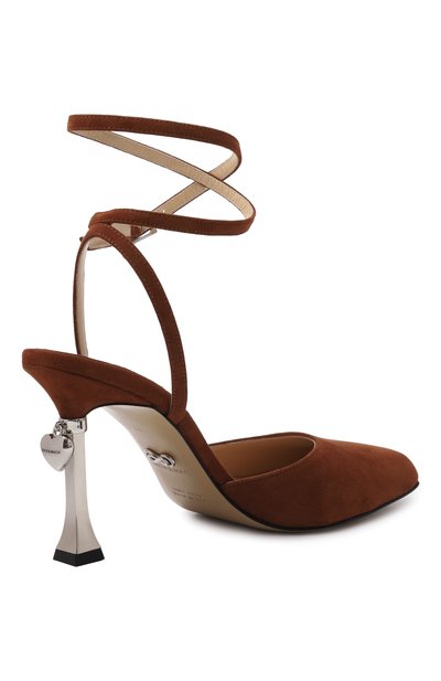 Замшевые туфли puffy heart ring 95 MACH & MACH, арт. PF25-S0965-95-SUE-LTB, фото 5