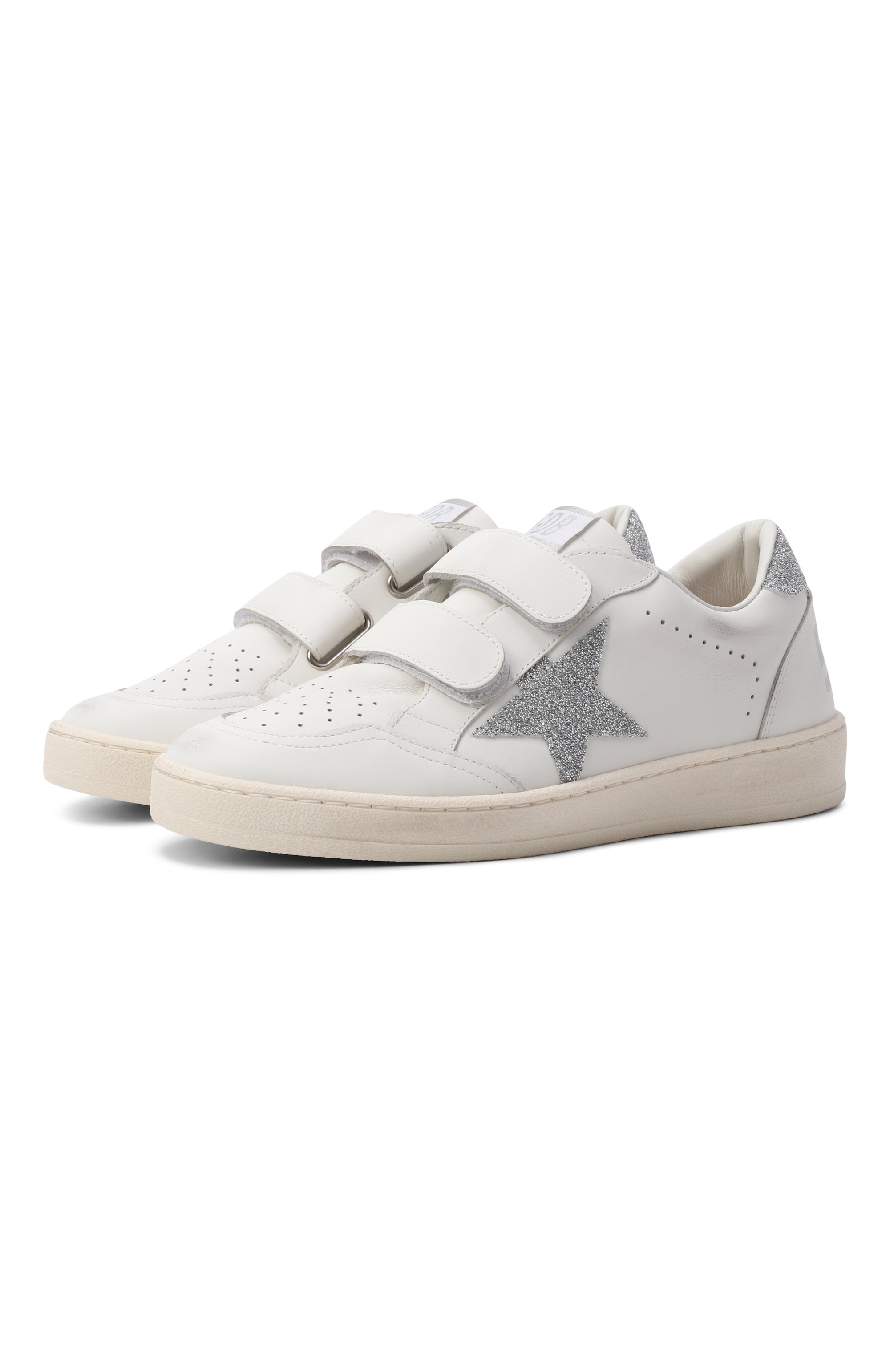 Кожаные кеды ball star GOLDEN GOOSE DELUXE BRAND, арт. GTF00501.F008051, фото 1