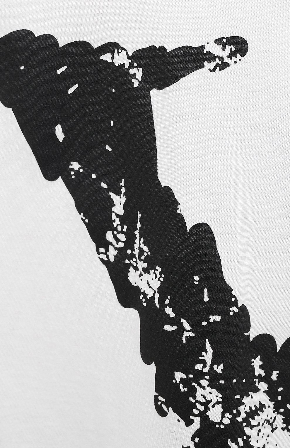 Хлопковый лонгслив YOHJI YAMAMOTO белого цвета по цене 34950 руб., арт. NR-T61-077, фото 5 Хлопковый лонгслив YOHJI YAMAMOTO, арт. NR-T61-077, фото 5