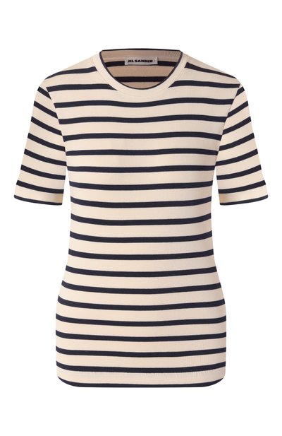 Женская хлопковая футболка JIL SANDER, арт. J40GC0111/J46497