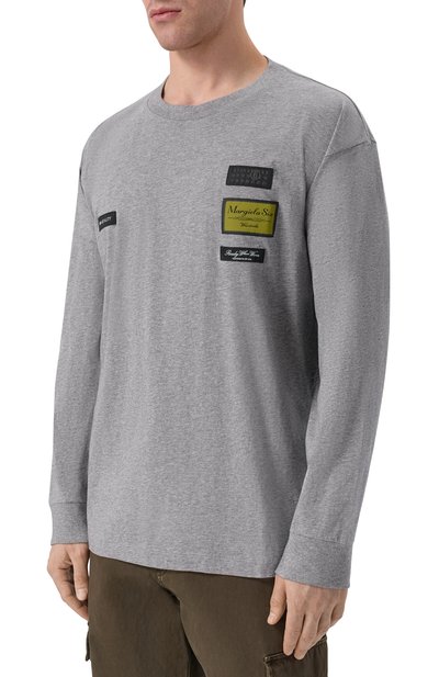 Хлопковый лонгслив MM6, арт. SH0NH0023/M20170, фото 3