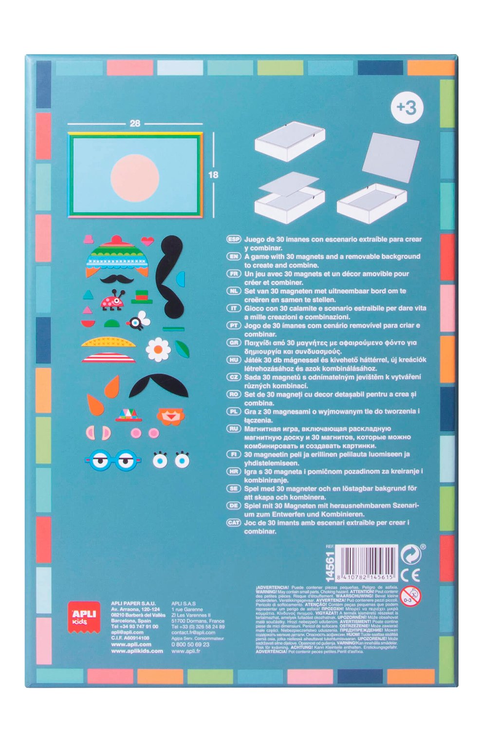 Магнитная игра лица APLI KIDS, арт. 14561, фото 3