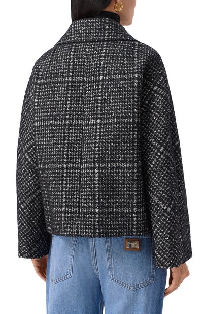 Шерстяное полупальто DOLCE & GABBANA, арт. F27GDT/FQZA0, фото 4