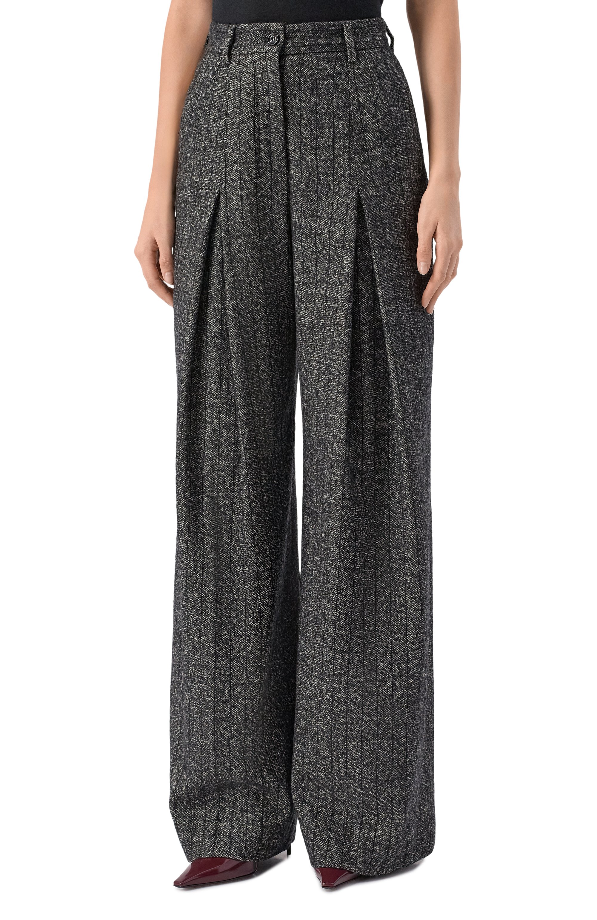 Шерстяные брюки DOLCE & GABBANA, арт. FTDC7T/FRZAN, фото 3