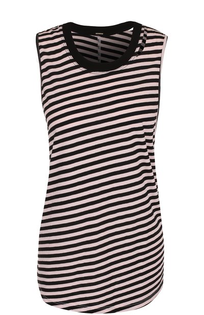 Топ свободного кроя в полоску MONROW, арт. HT0350-1, фото 1