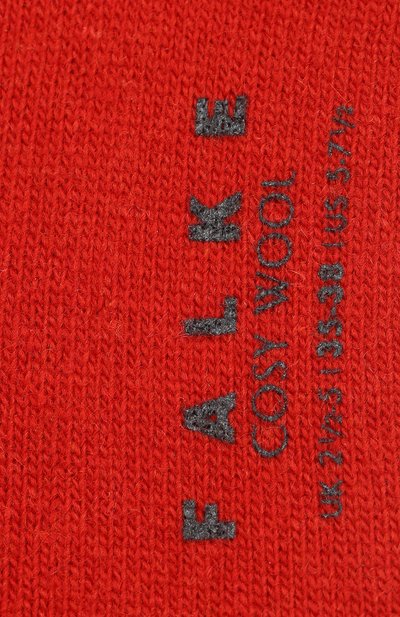 Носки cosy wool FALKE красного цвета по цене 1850 руб., арт. 47548_19_, фото 2 Носки cosy wool FALKE, арт. 47548_19_, фото 2