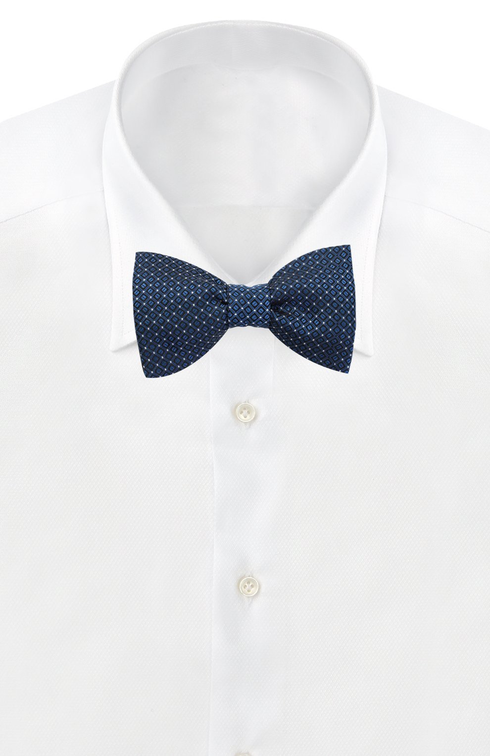 Шелковый галстук-бабочка с узором LANVIN, арт. 2032/B0W TIE, фото 2