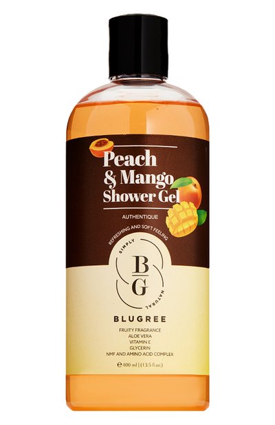 Гель для душа персик-манго (400ml) BLUGREE, арт. 8682983900267, фото 1