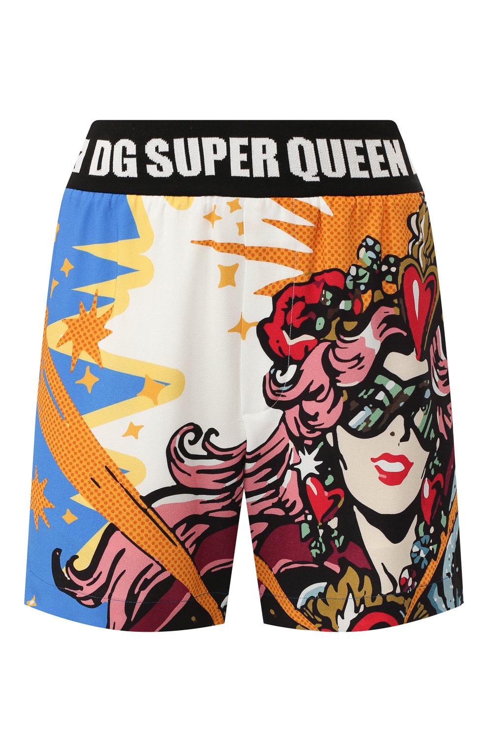 Шорты с принтом DOLCE & GABBANA разноцветного цвета по цене 99500 руб., арт. FTBFAT/G7R0V, фото 1 Шорты с принтом DOLCE & GABBANA, арт. FTBFAT/G7R0V, фото 1