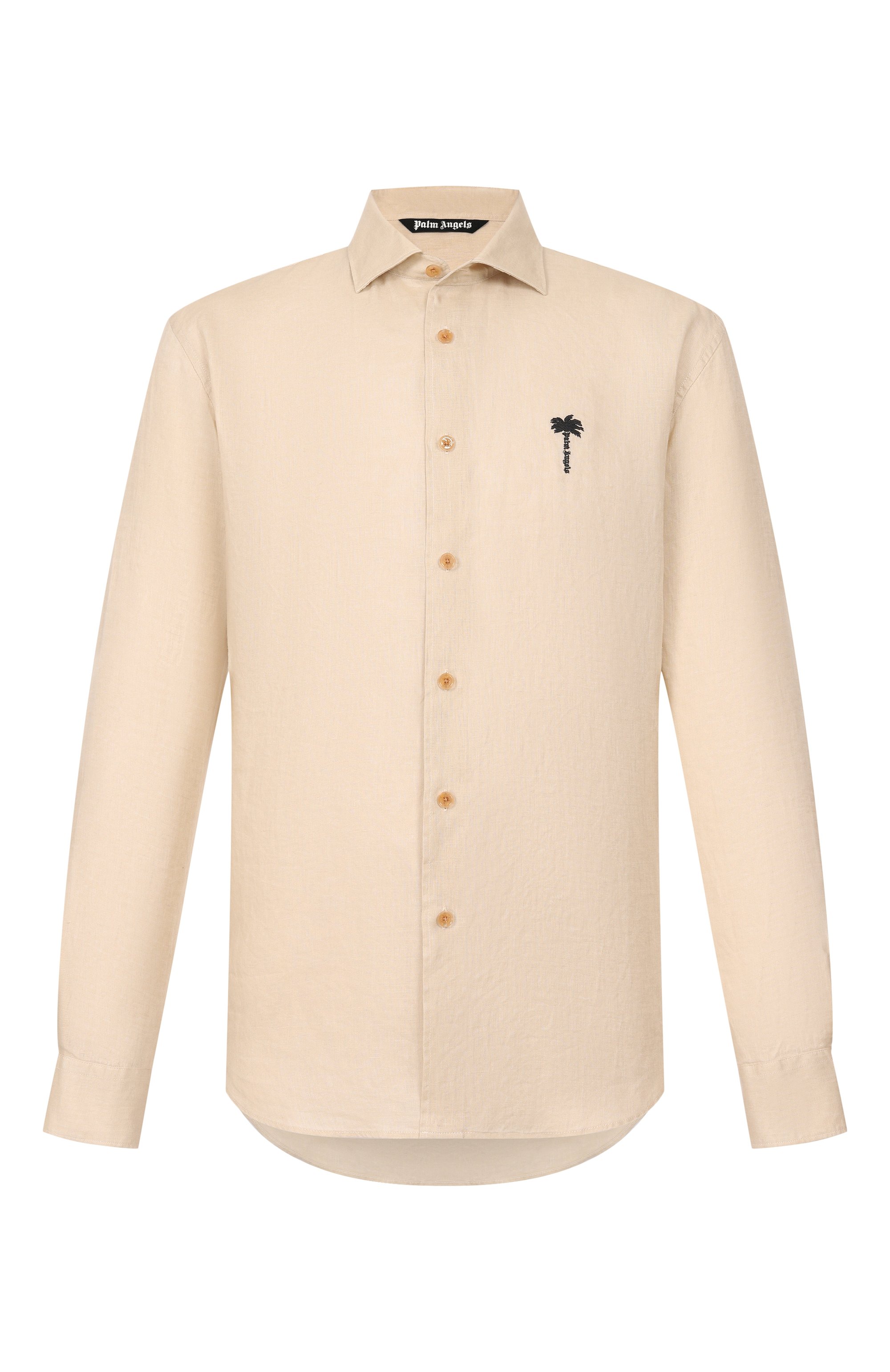 Льняная рубашка PALM ANGELS, арт. PMGE04NS26FAB001, фото 1