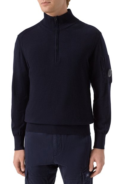 Шерстяной джемпер C.P. COMPANY, арт. 19CMKN036A005528A, фото 3