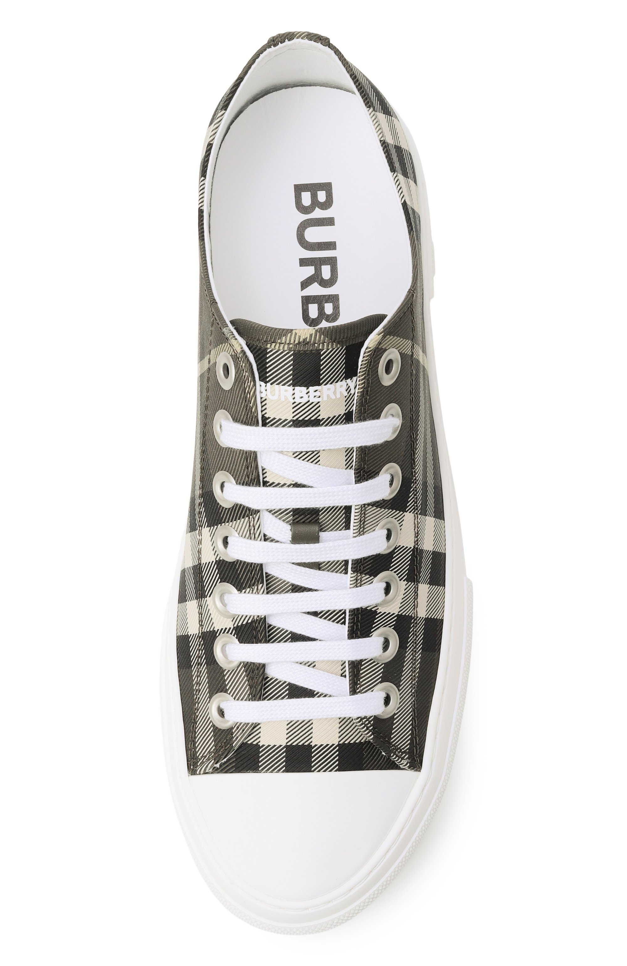 Текстильные кеды BURBERRY, арт. 8118854, фото 5