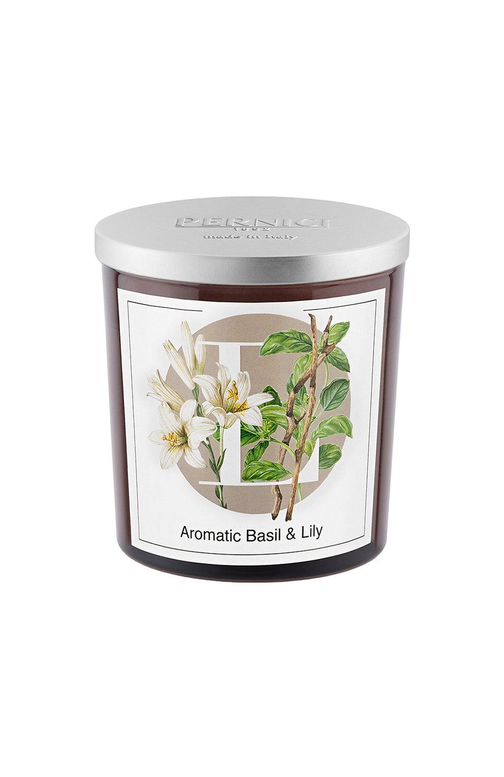 Свеча aromatic basil & lily (350g) PERNICI, арт. 8001962085175, фото 1