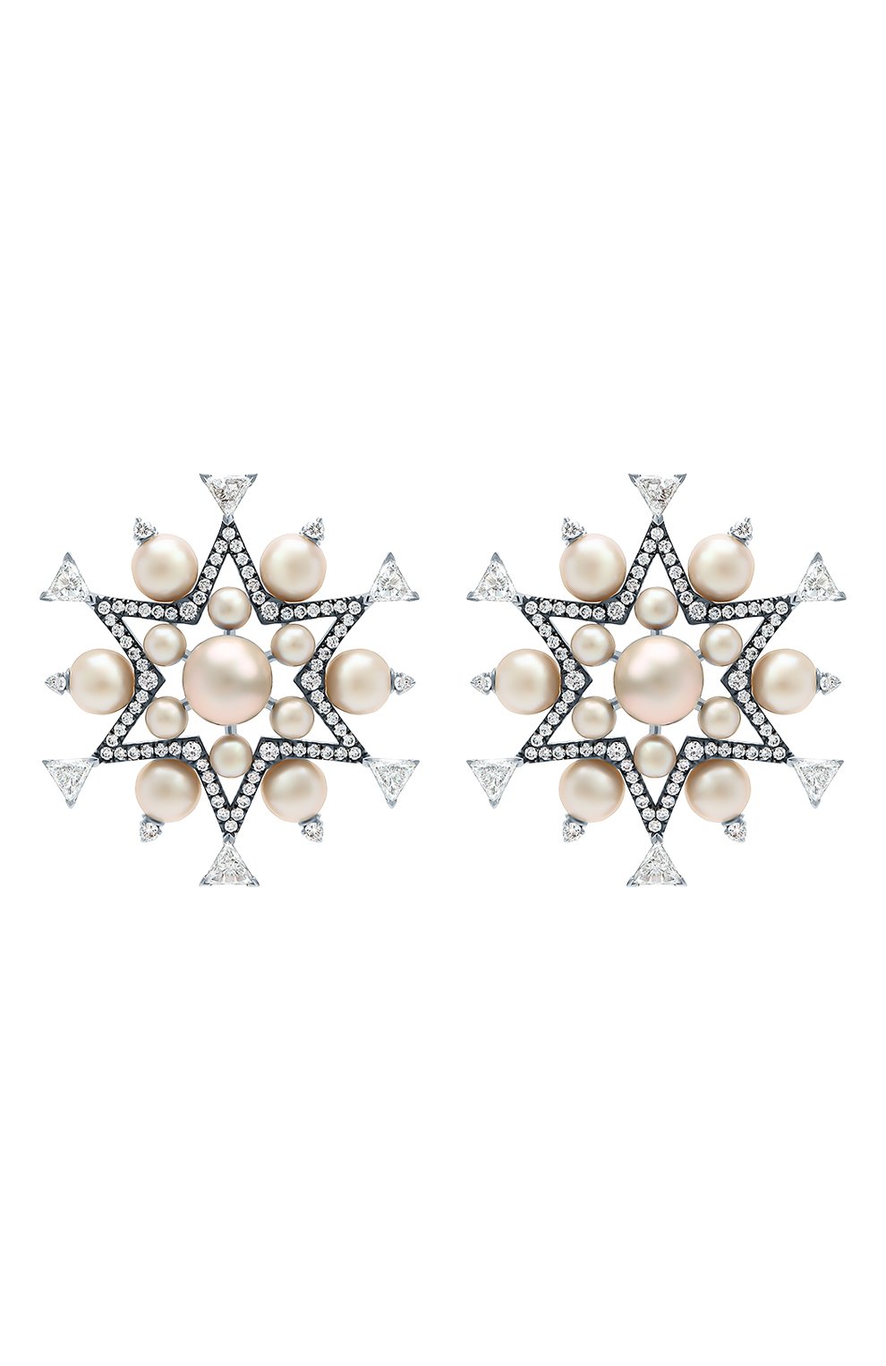 Серьги NIKOS KOULIS бесцветного цвета по цене 2015000 руб., арт. NEG521, фото 1 Серьги NIKOS KOULIS, арт. NEG521, фото 1