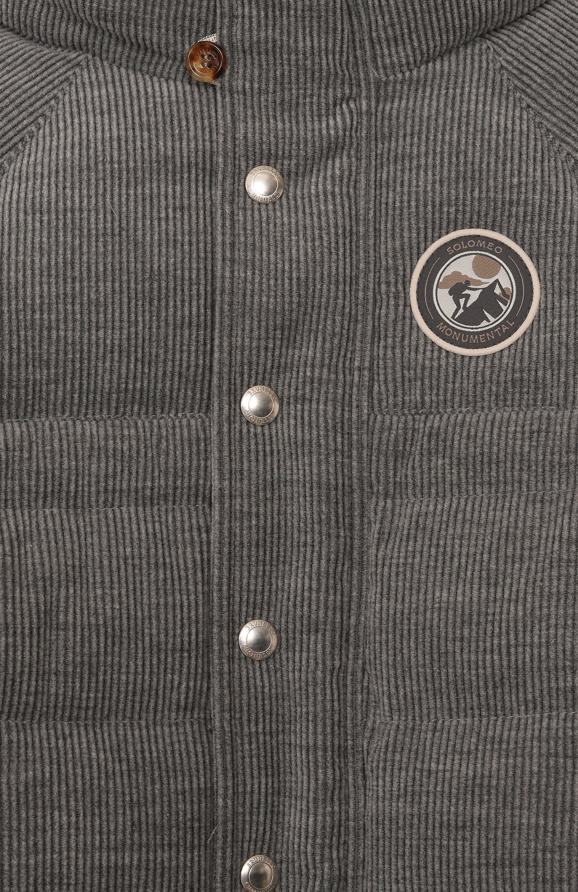 Вельветовый пуховик BRUNELLO CUCINELLI, арт. BV415J333B, фото 3