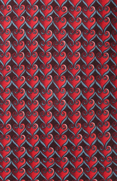 Шелковый галстук LANVIN красного цвета по цене 11150 руб., арт. 3524/TIE, фото 4 Шелковый галстук LANVIN, арт. 3524/TIE, фото 4
