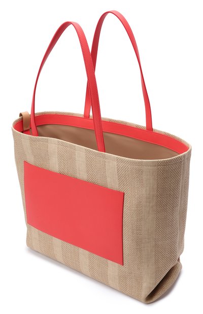 Сумка-тоут inside out LORO PIANA кораллового цвета по цене 319500 руб., арт. FAL6043, фото 4 Сумка-тоут inside out LORO PIANA, арт. FAL6043, фото 4