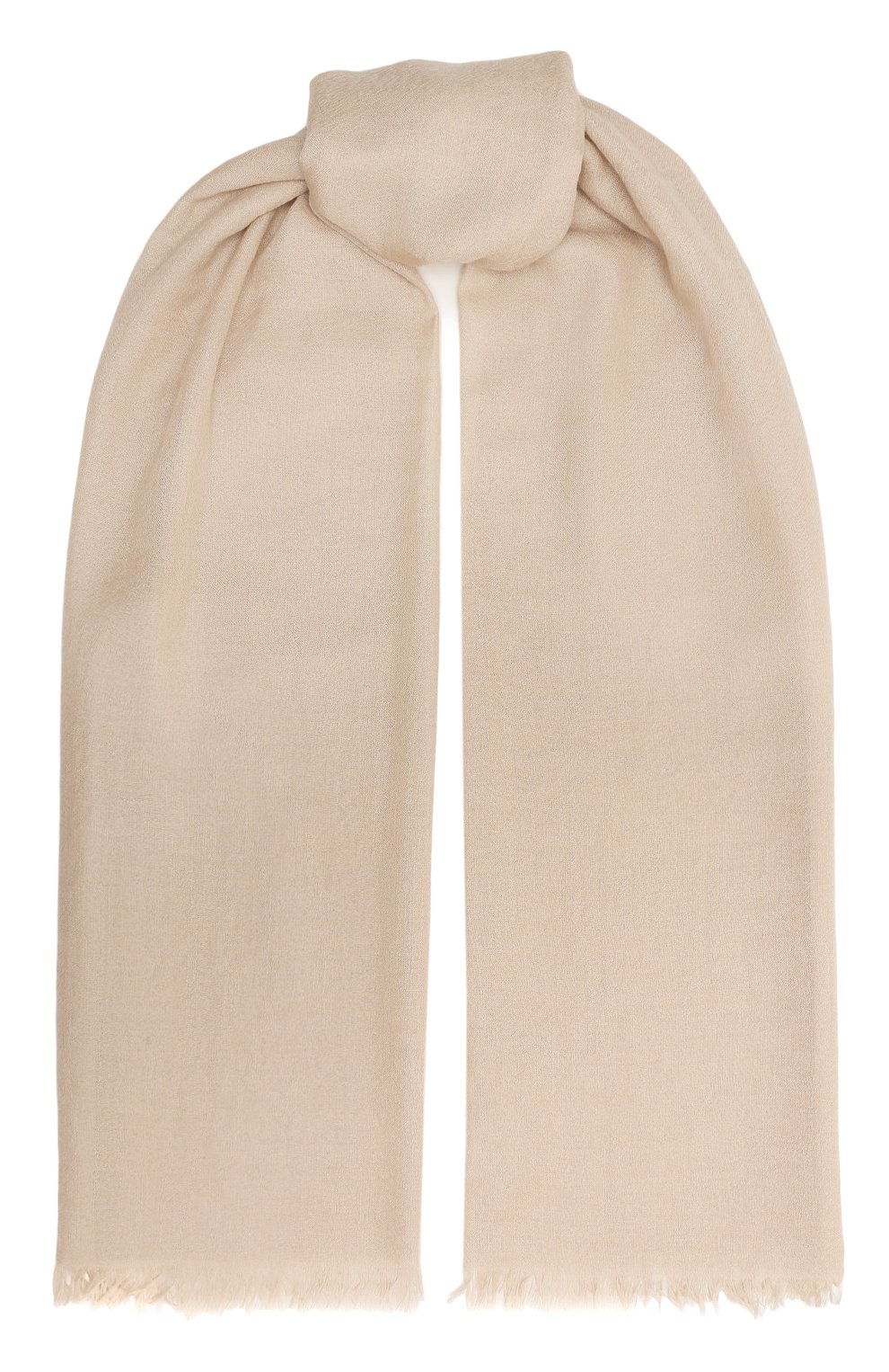 Кашемировый шарф BRUNELLO CUCINELLI бежевого цвета по цене 99000 руб., арт. MSC92B1183, фото 1 Кашемировый шарф BRUNELLO CUCINELLI, арт. MSC92B1183, фото 1
