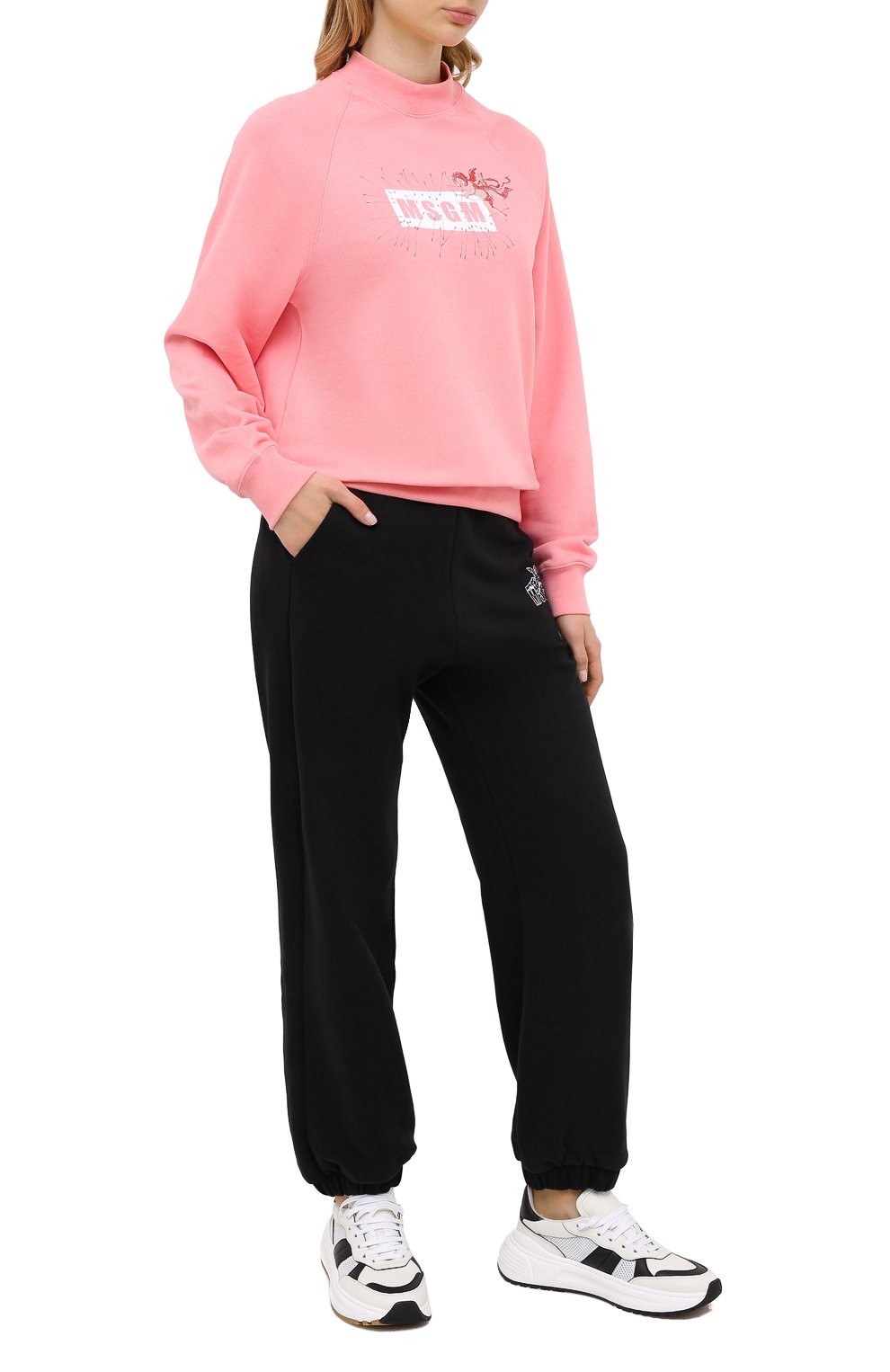 Хлопковые джоггеры MSGM, арт. 2941MDP60 207799, фото 2
