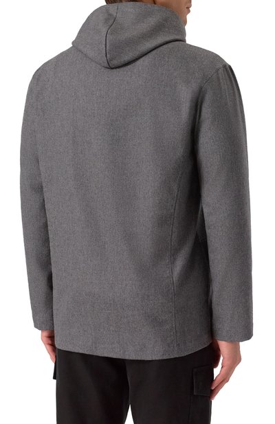 Шерстяная куртка-рубашка KITON, арт. UMCLUCAK0124G02, фото 4