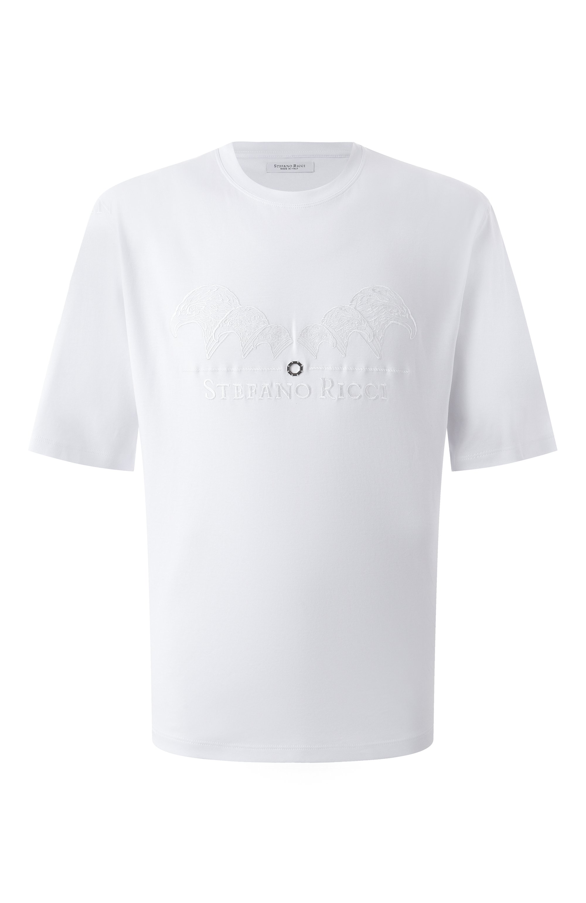 Хлопковая футболка STEFANO RICCI, арт. MNH5103980/LUXT, фото 1