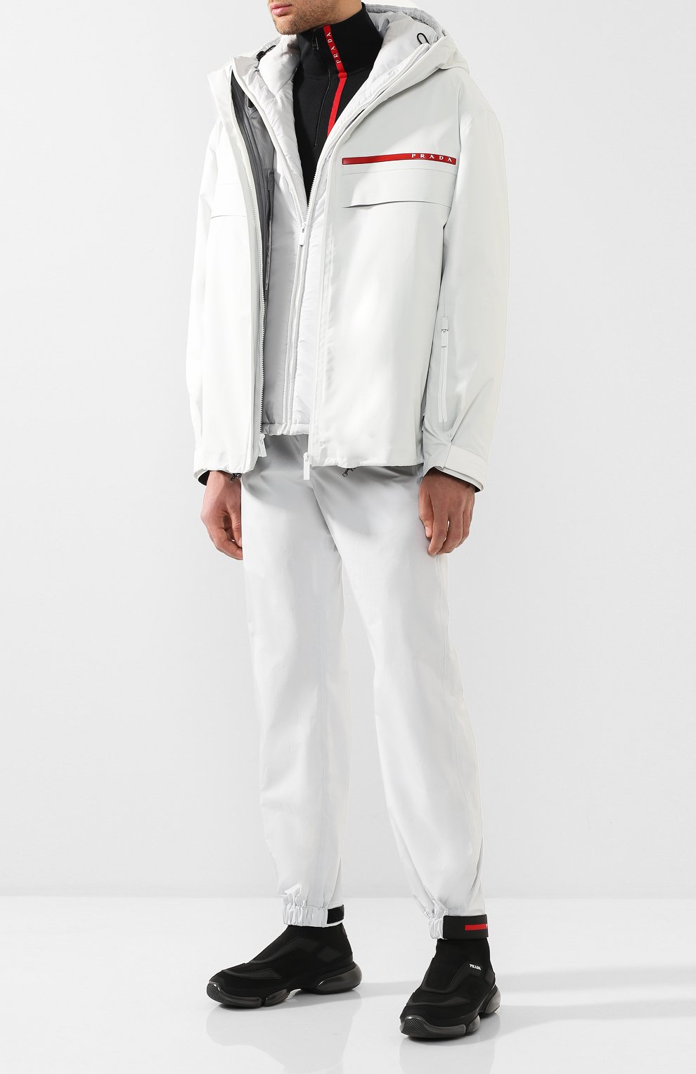 Куртка на молнии prada linea rossa PRADA, арт. SGN921-1SX6-F0K74, фото 2
