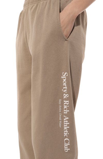 Хлопковые джоггеры SPORTY AND RICH, арт. PA036516011GY15, фото 5
