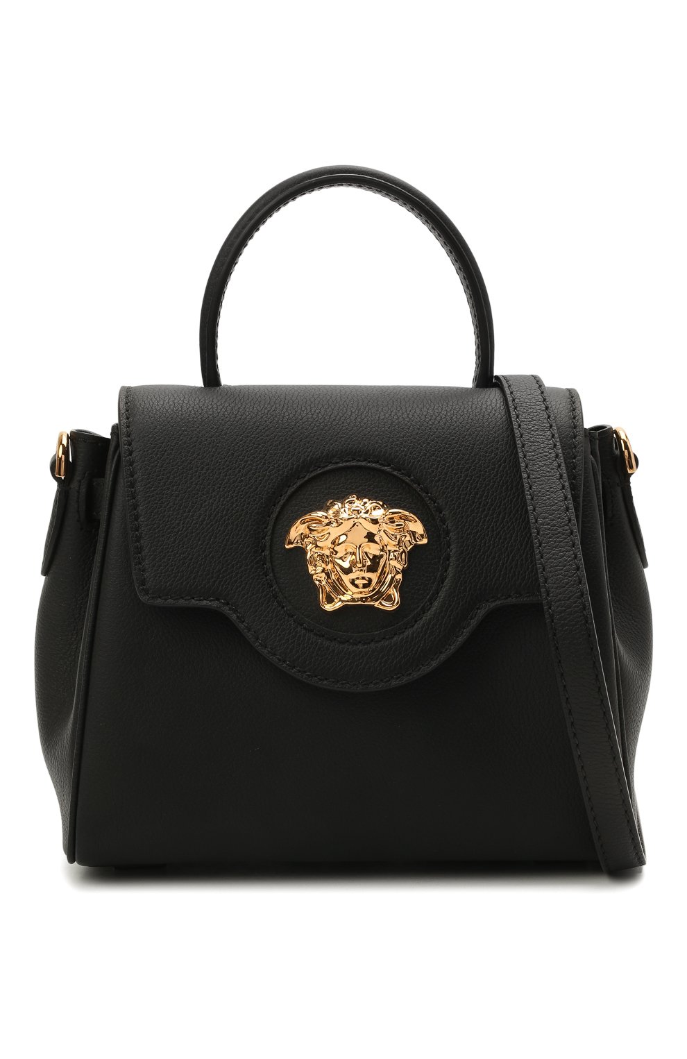 Сумка la medusa small VERSACE черного цвета по цене 263500 руб., арт. DBFI040/DVIT2T, фото 6 Сумка la medusa small VERSACE, арт. DBFI040/DVIT2T, фото 6