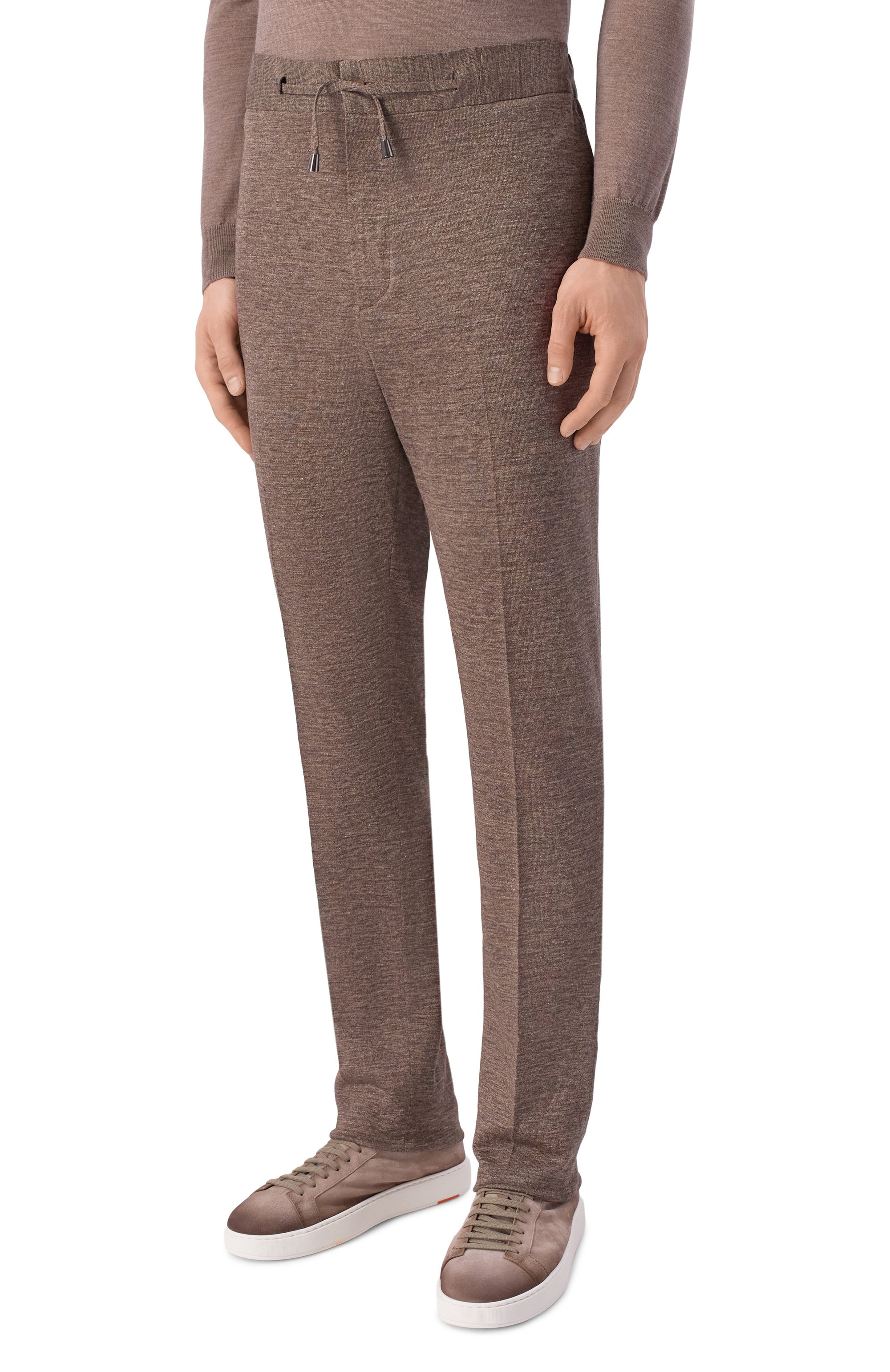 Брюки изо льна и хлопка ANDREA CAMPAGNA, арт. P209/MULTILIN0 17717, фото 3