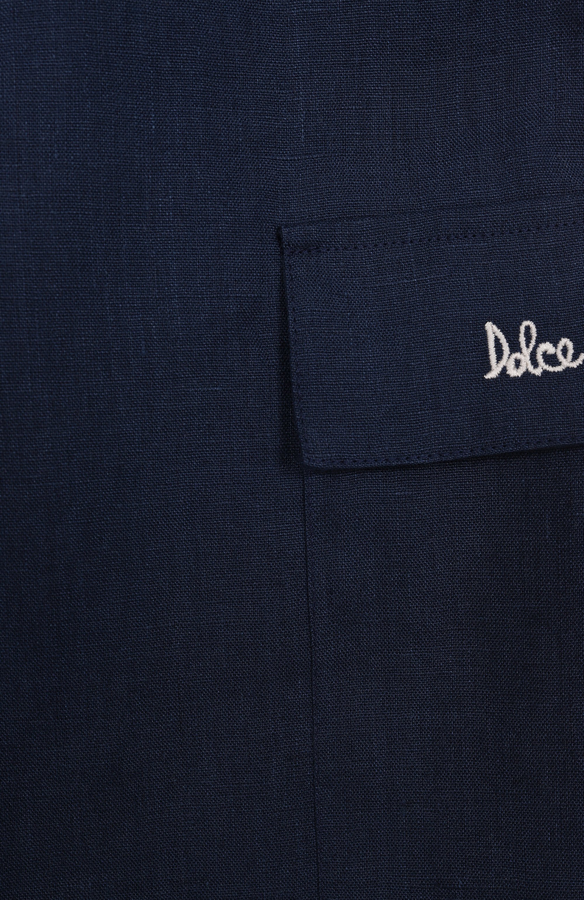 Льняные брюки-карго DOLCE & GABBANA, арт. L44P76/FU4GI/8-14, фото 3